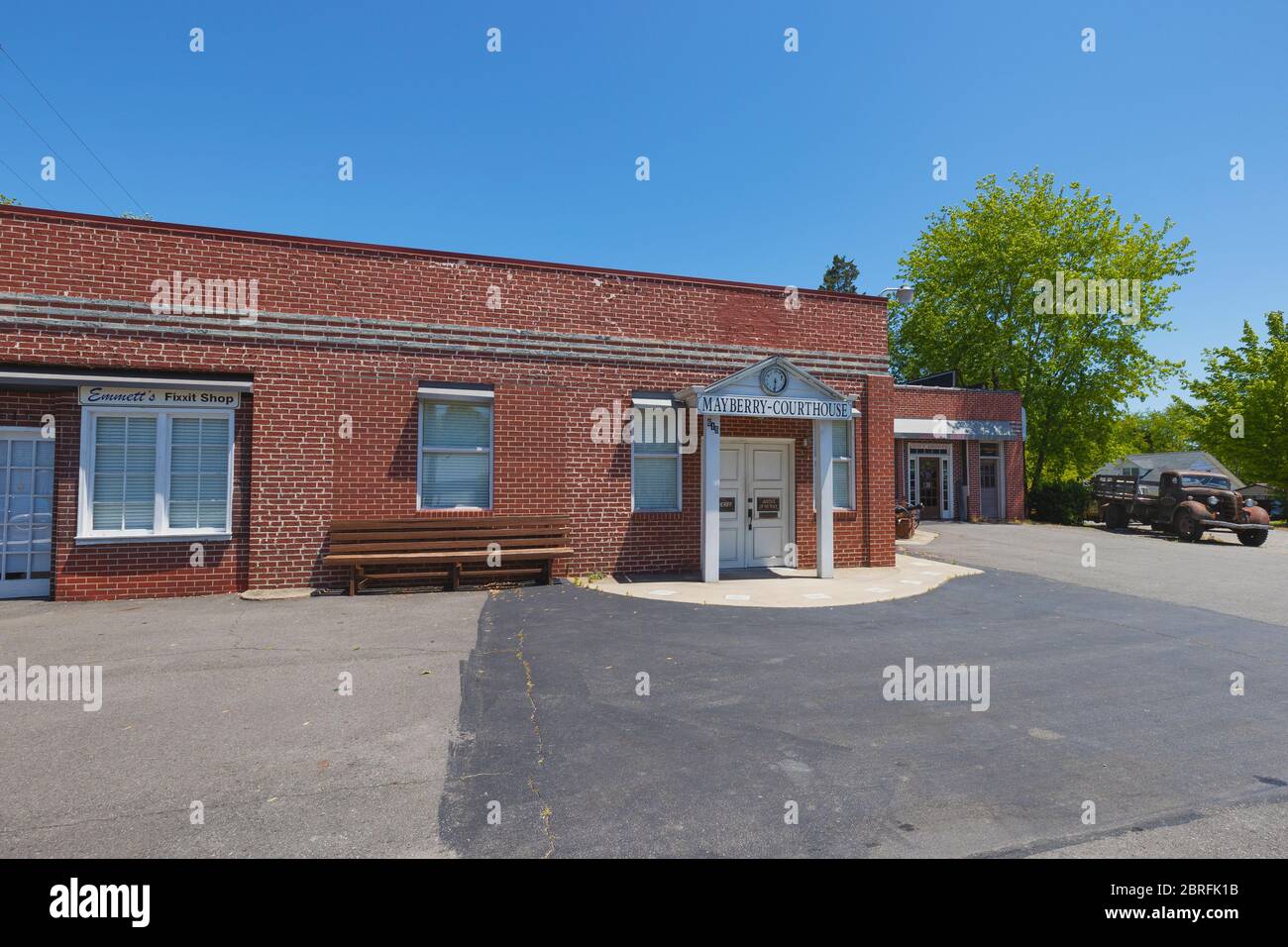 Mount Airy, North Carolina, USA - May 10, 2020: Mayberry, located in ...