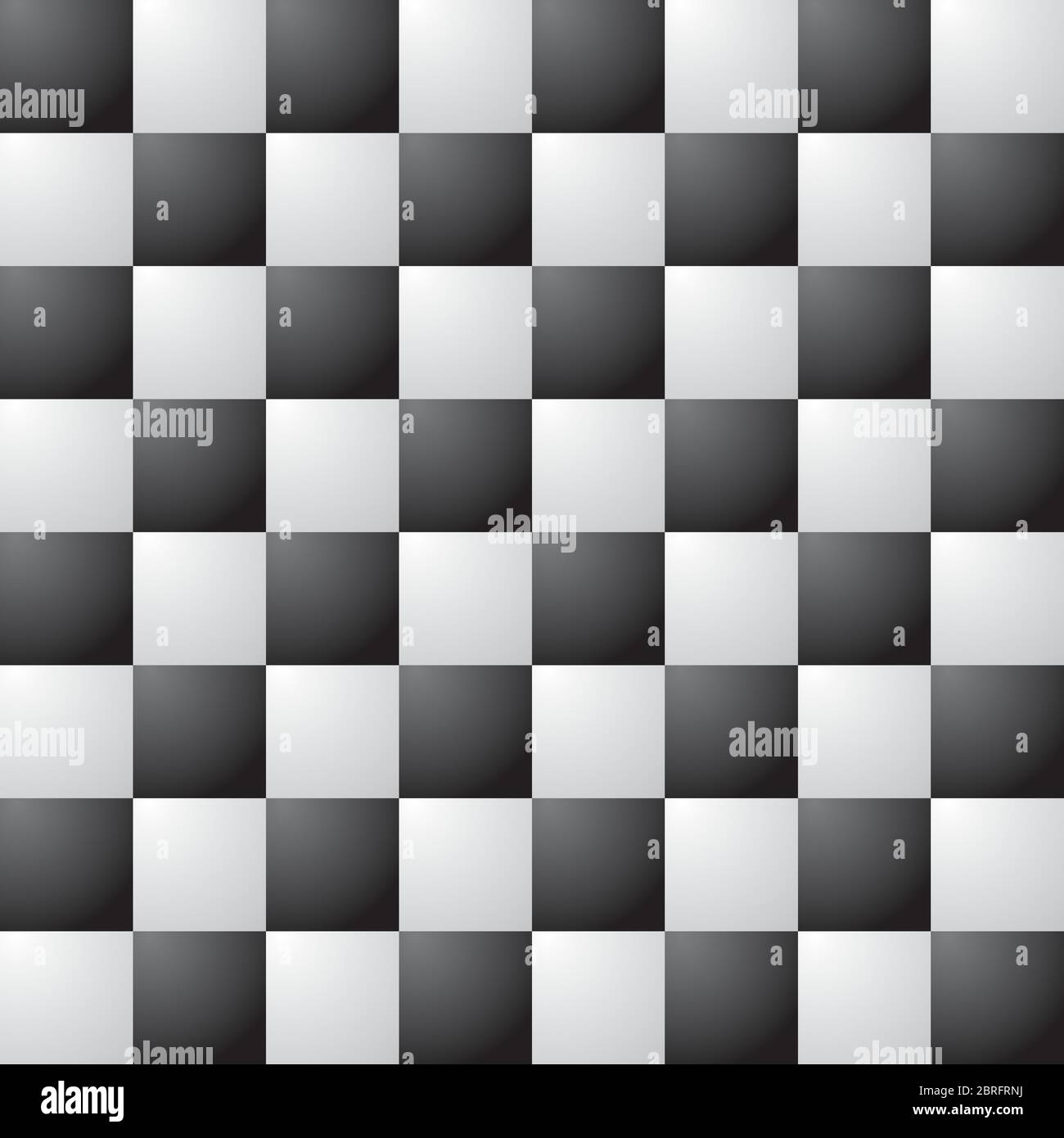 Chess pieces vector in 3D optics black and white Stock Vector