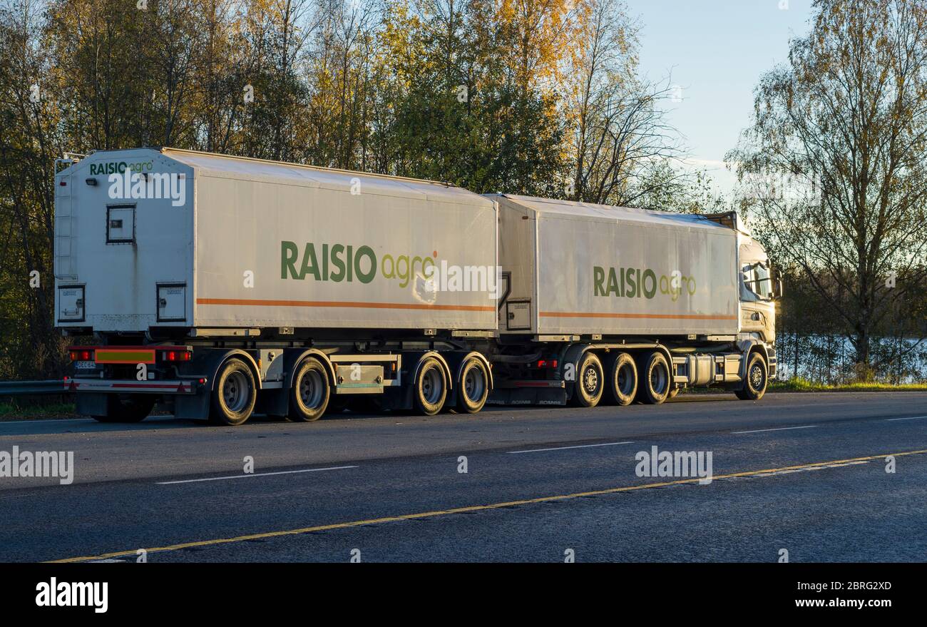 Raisio Agro ( Finnish agriculture product company ) truck