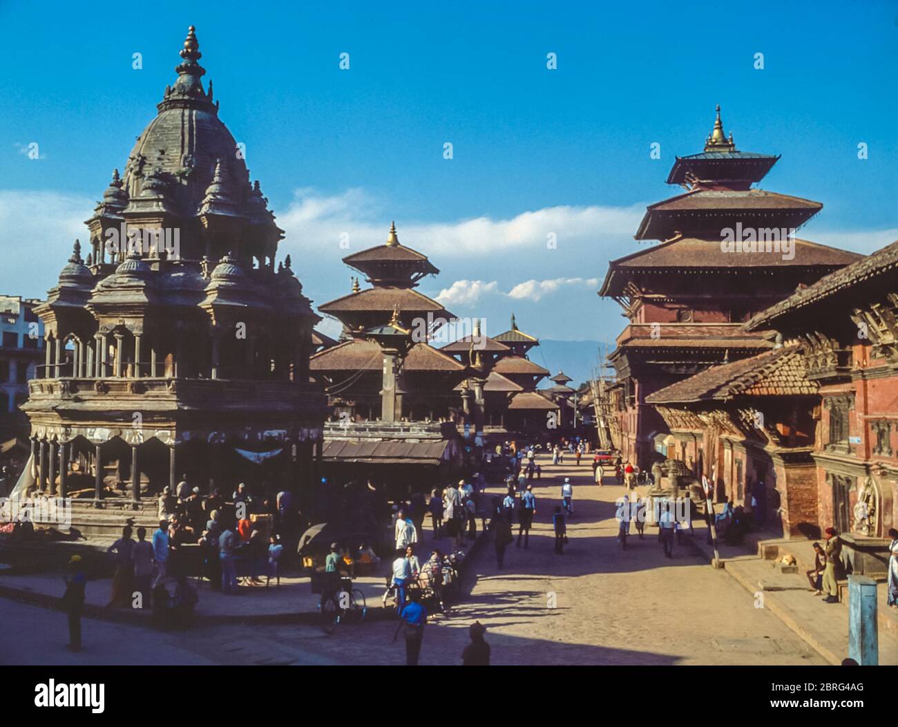 Nepal, Kathmandu. The Medieval architecture of Durbar Square of Patan