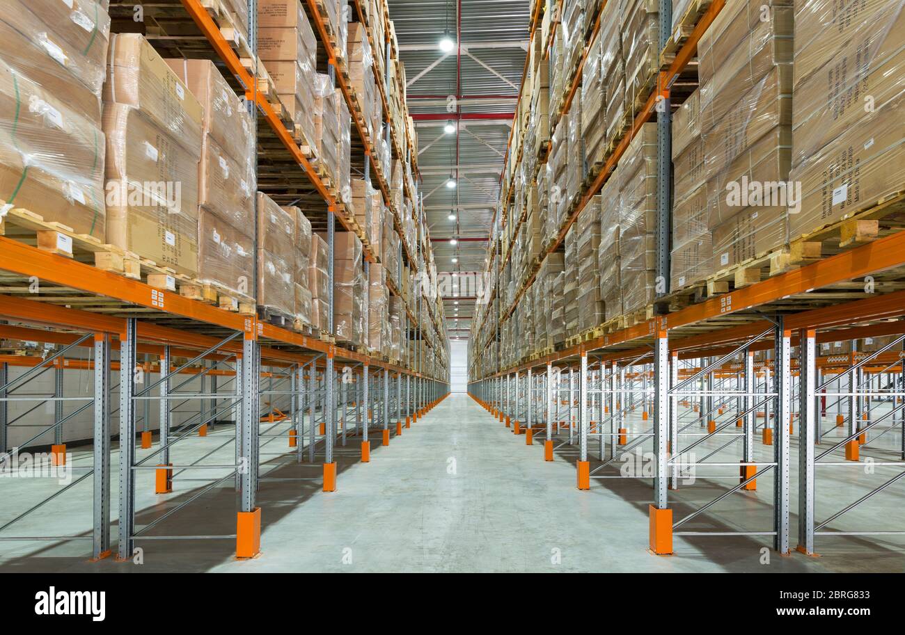 A big modern storage room Stock Photo Alamy