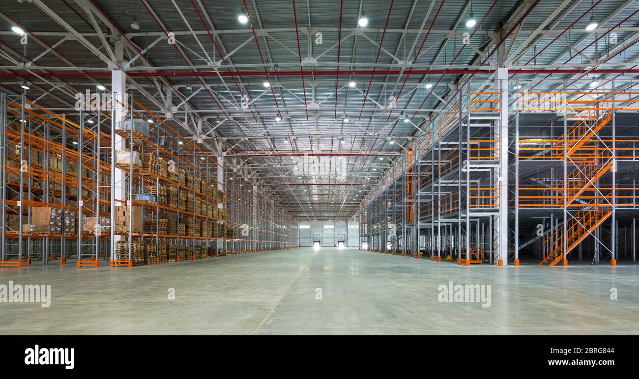 A big modern storage room Stock Photo Alamy