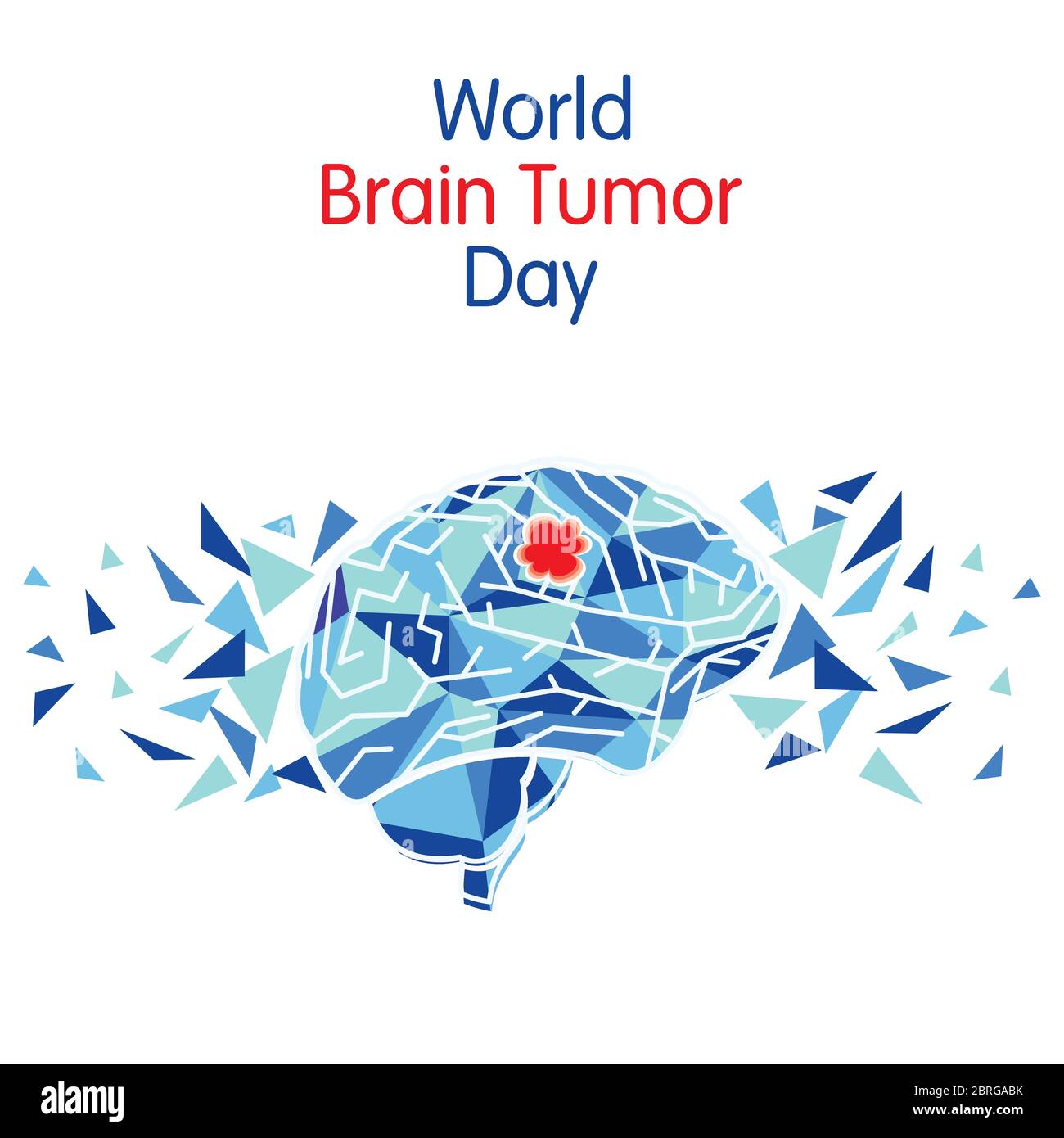 World Brain Tumor Day Vector Illustration. use for greeting card