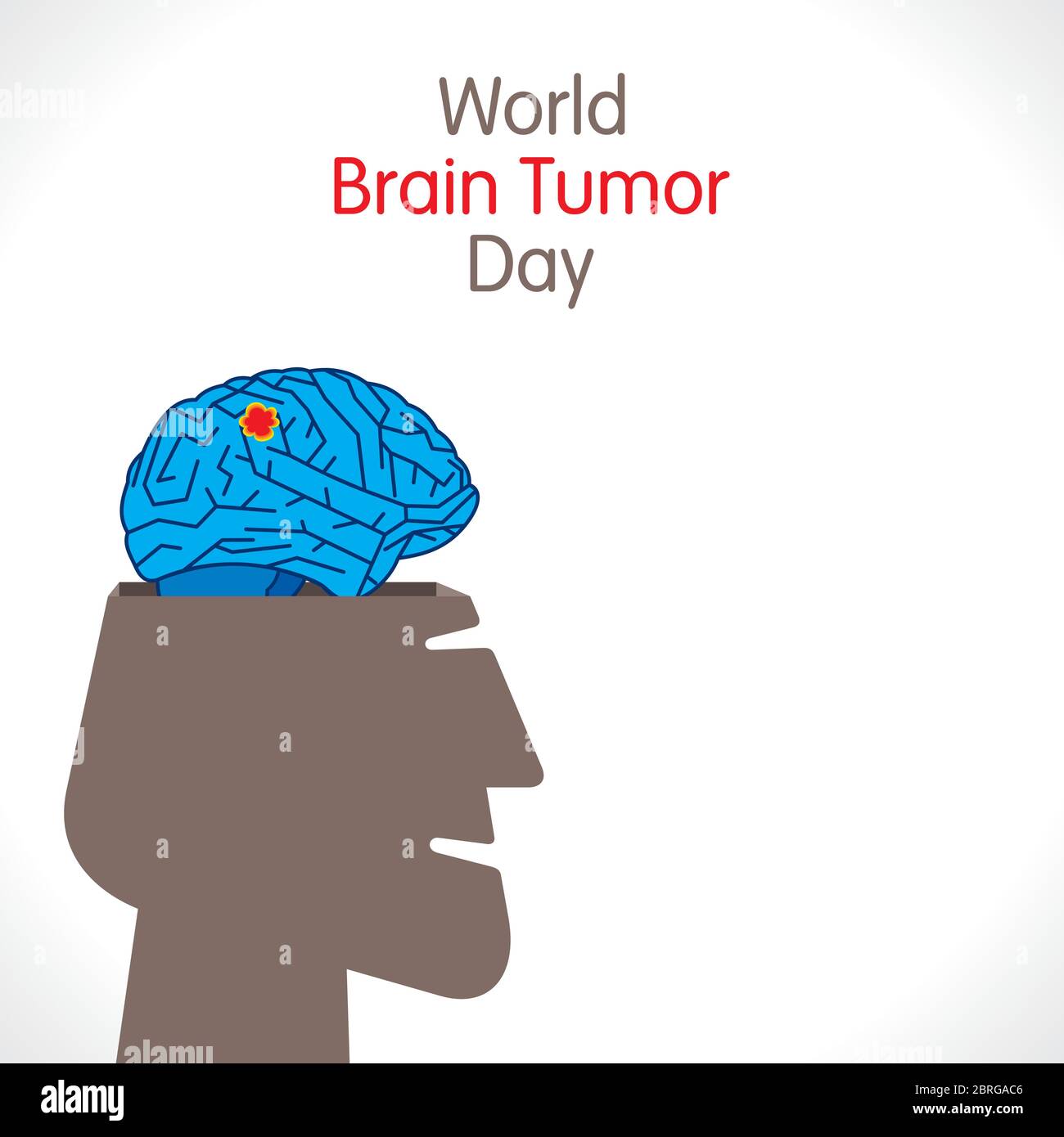 World Brain Tumor Day Vector Illustration. use for greeting card
