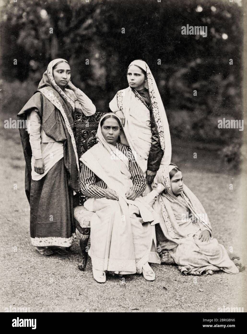Group of women, India, Taurines studio Stock Photo