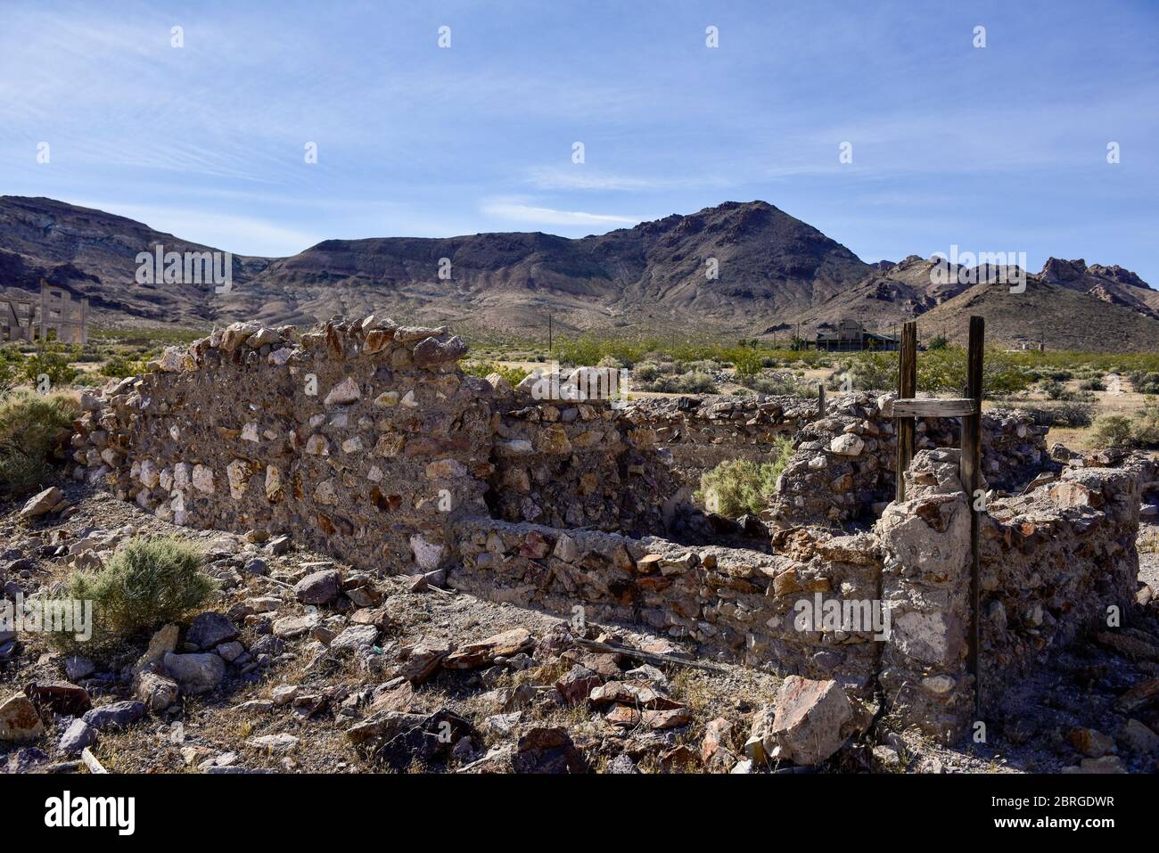 Rhyolite Ghost Town, Beatty Nevada Stock Photo Alamy