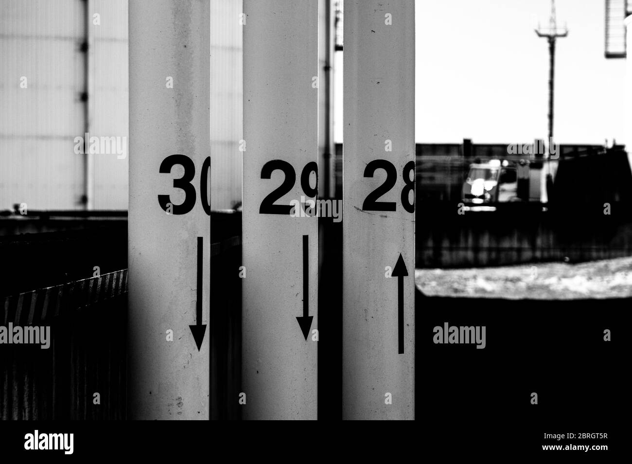 Pipeline and pipe rack of petroleum industrial plant. Offshore Industry ...