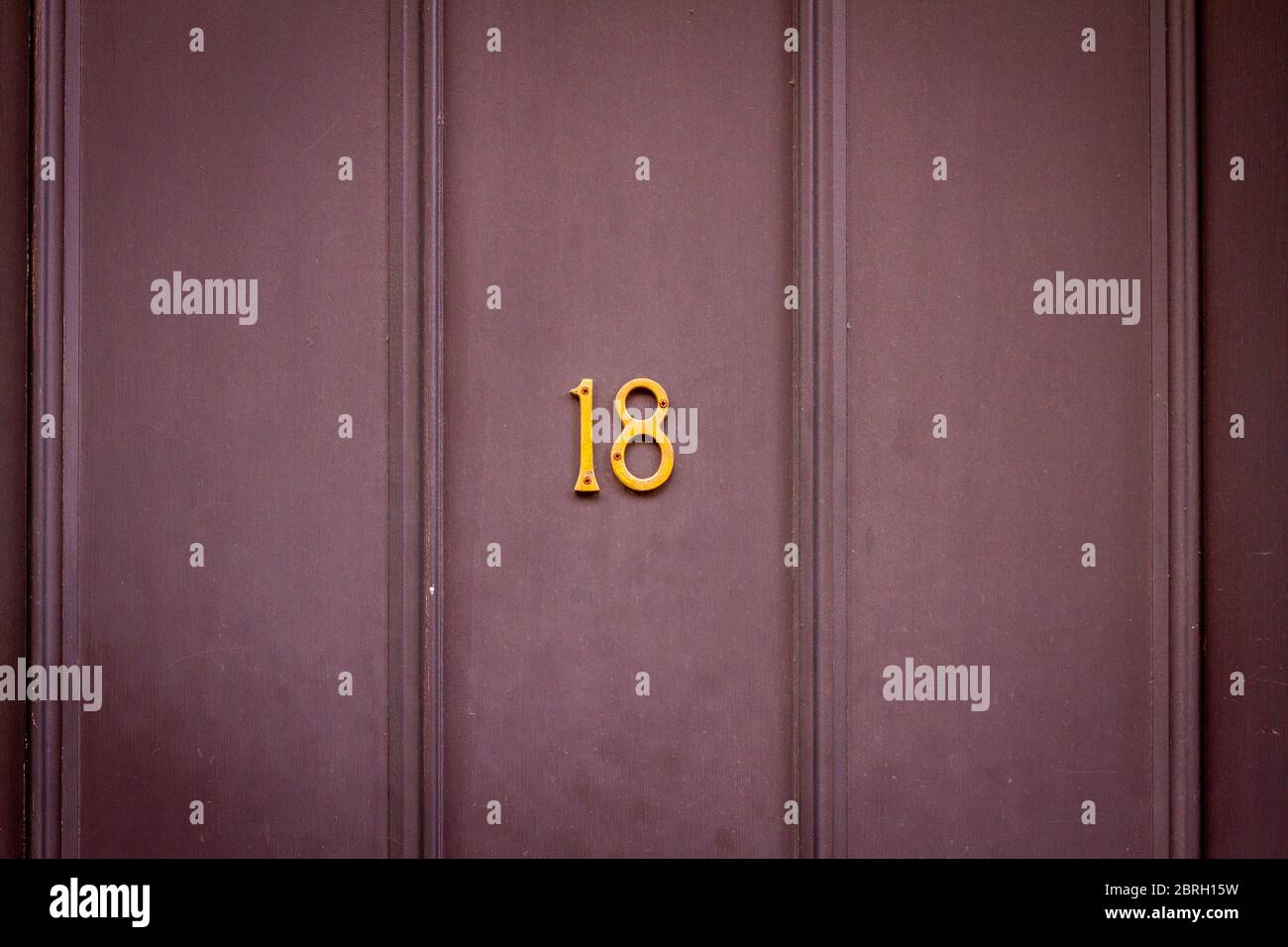 house-number-18-stock-photo-alamy