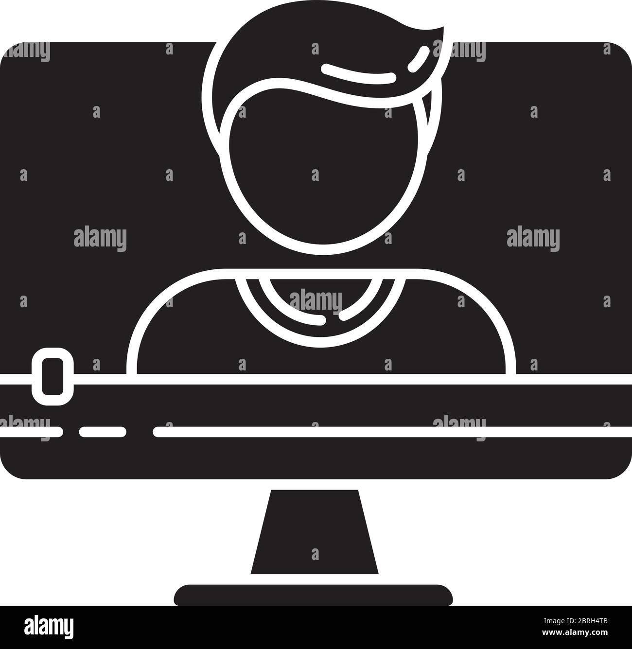 Videocall Black and White Stock Photos & Images - Alamy