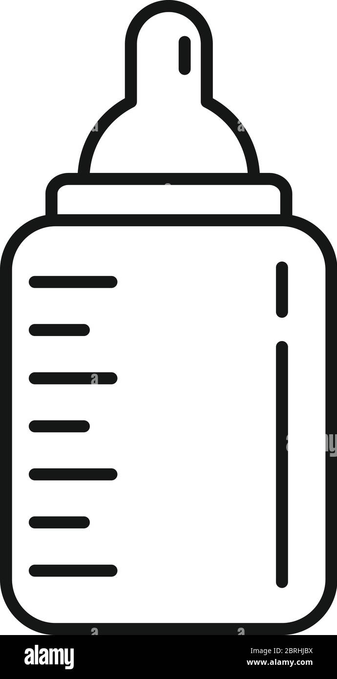 Baby milk cheap bottle vector
