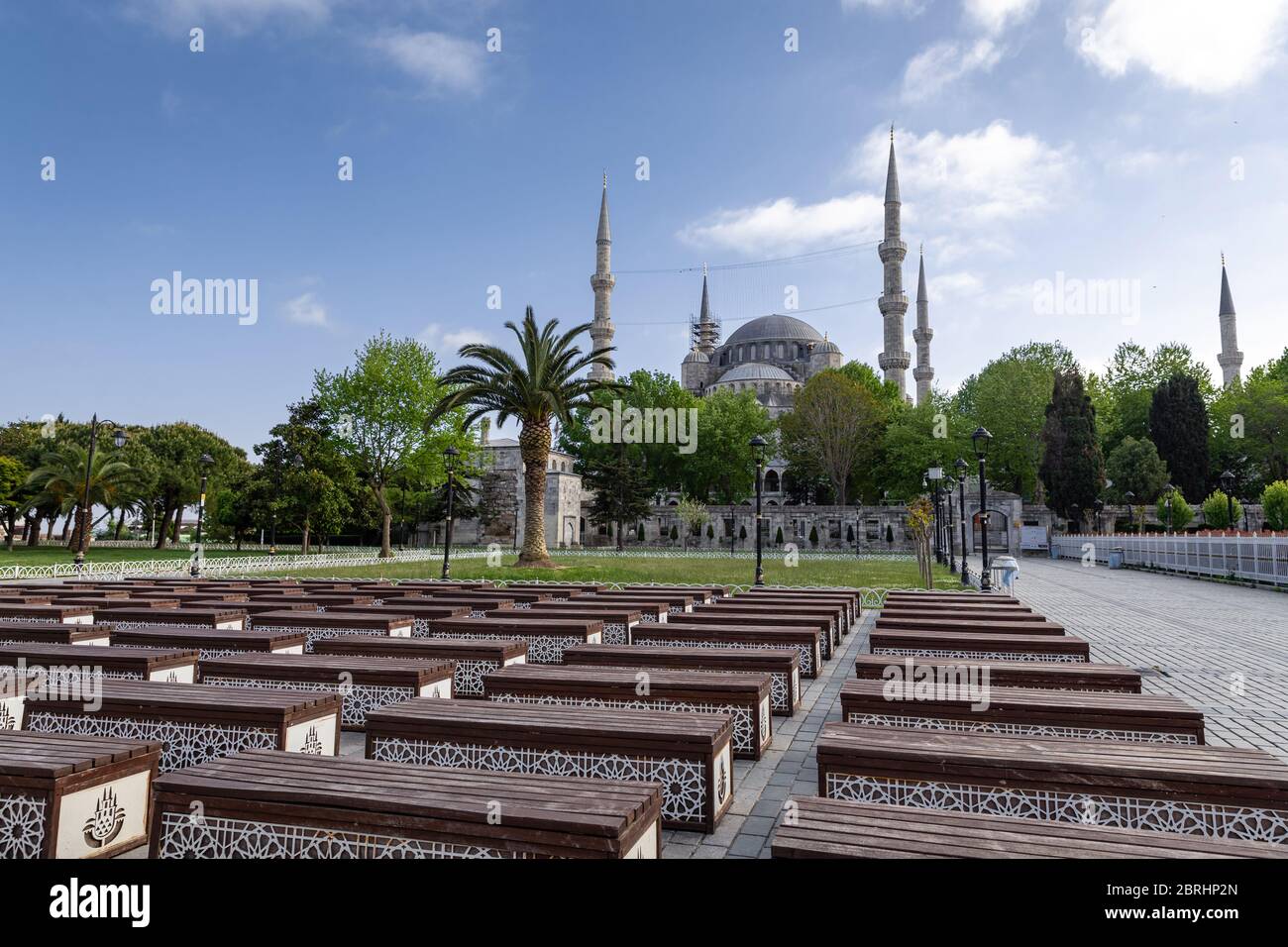 Sultanahmet Blue Mosque in Sultanahmet, Istanbul City, Turkey Stock ...