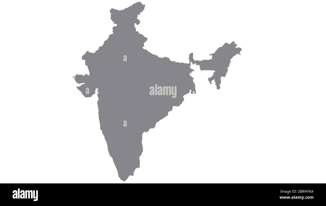 India map with gray tone on white background,illustration,textured ,  Symbols of India,for advertising ,promote, TV commercial, ads, web design,  magaz Stock Photo - Alamy