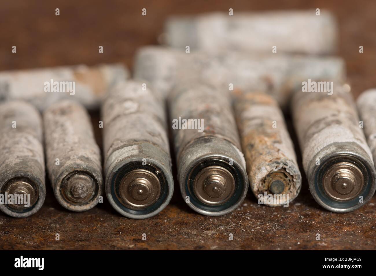 Electrolytic action on batteries from leaking and old age causing