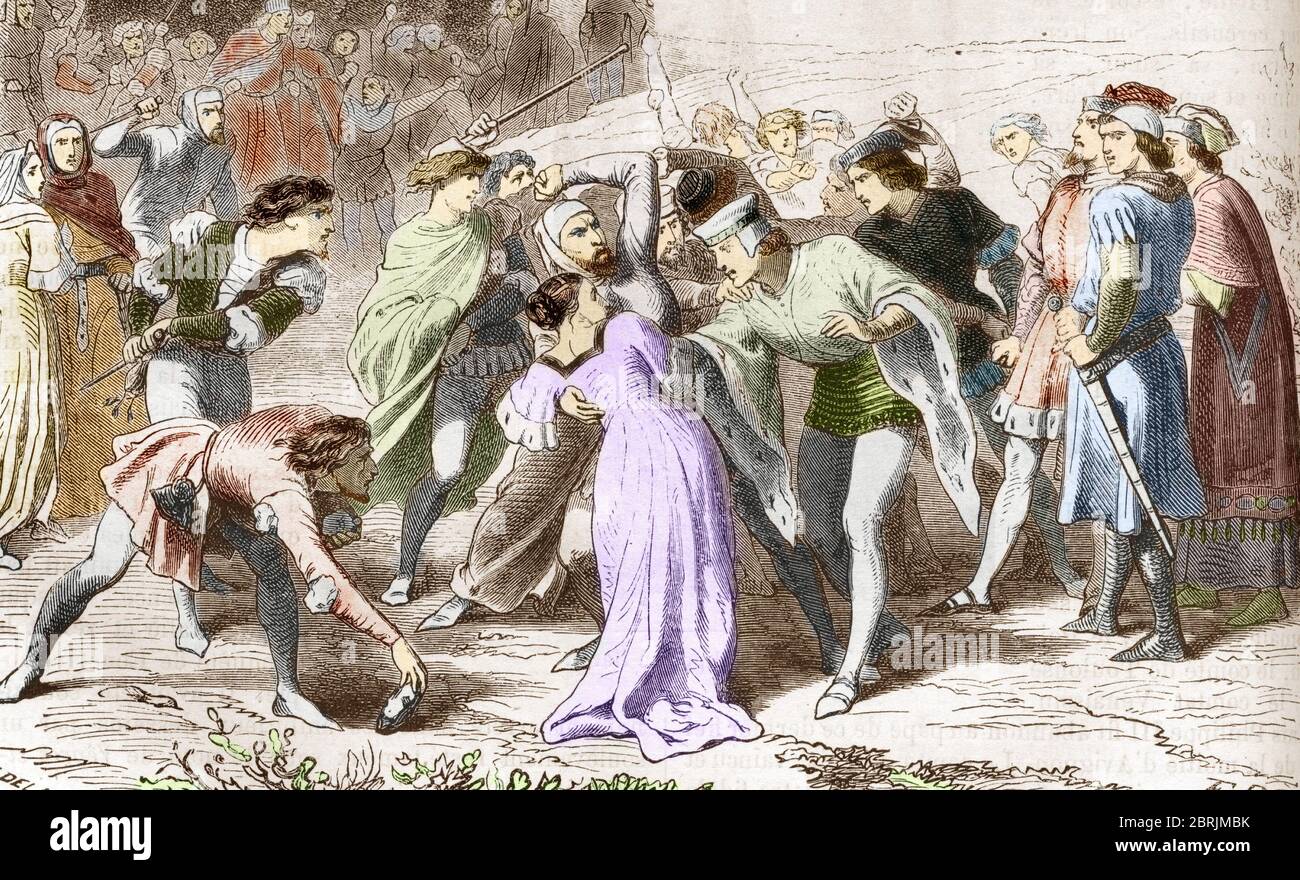 "Les "Vepres siciliennes" (Vespri siciliani) revolte populaire de l