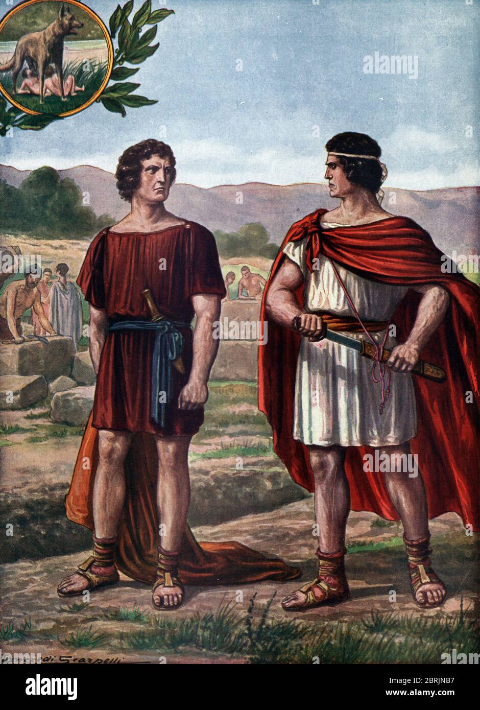 Mythologie romaine, Romulus et Remus et la fondation de Rome, Romulus s ...