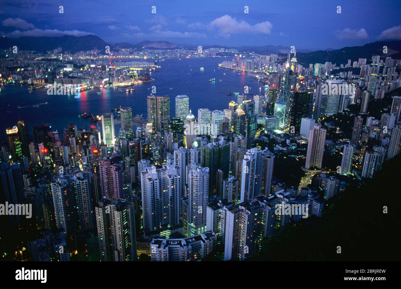 View of Hong Kong from Victoria Peak, Hong Kong, China Stock Photo - Alamy