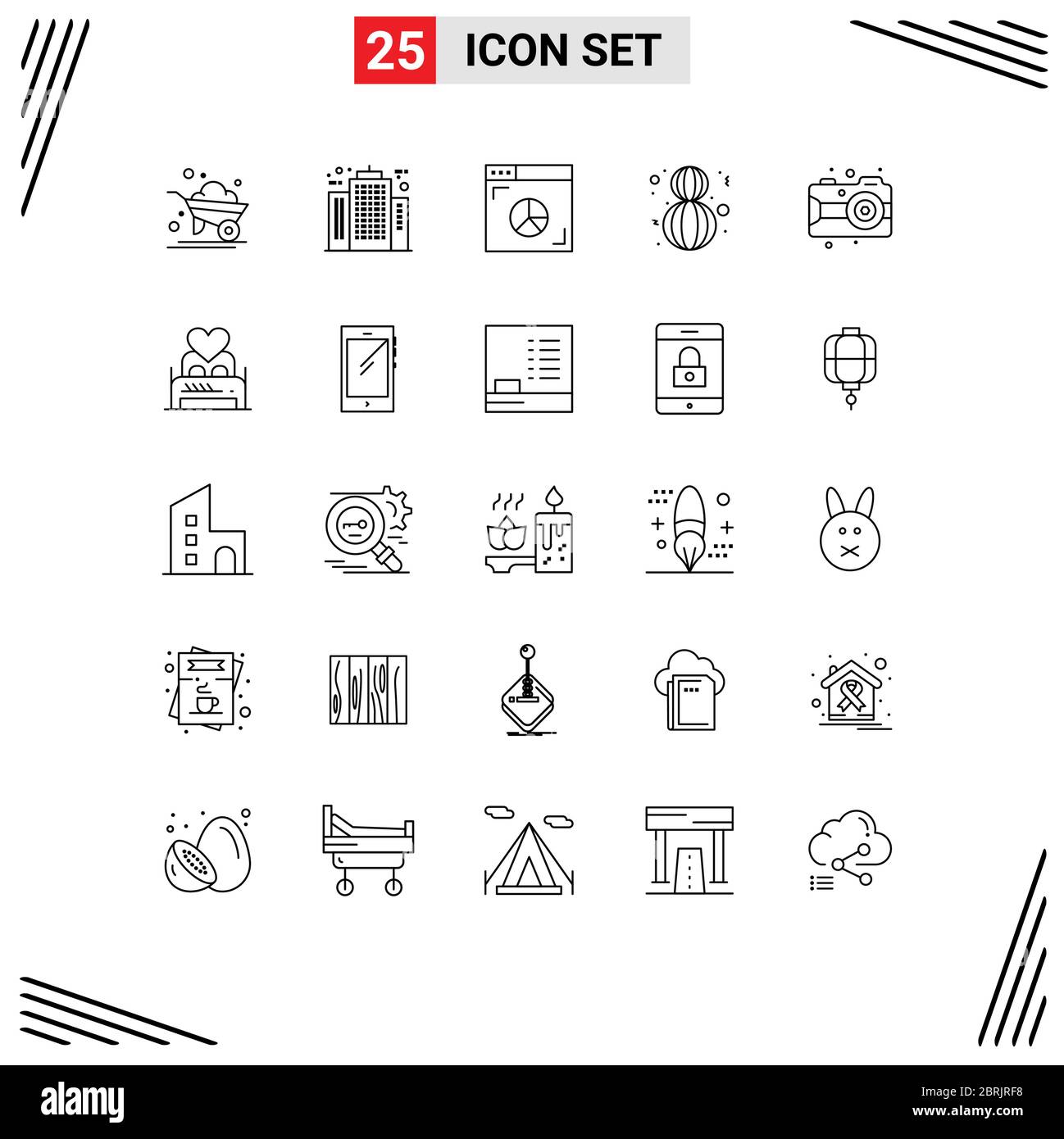 25 Thematic Vector Lines And Editable Symbols Of Art Lovely Construction Happy Marketing Editable Vector Design Elements Stock Vector Image Art Alamy alamy