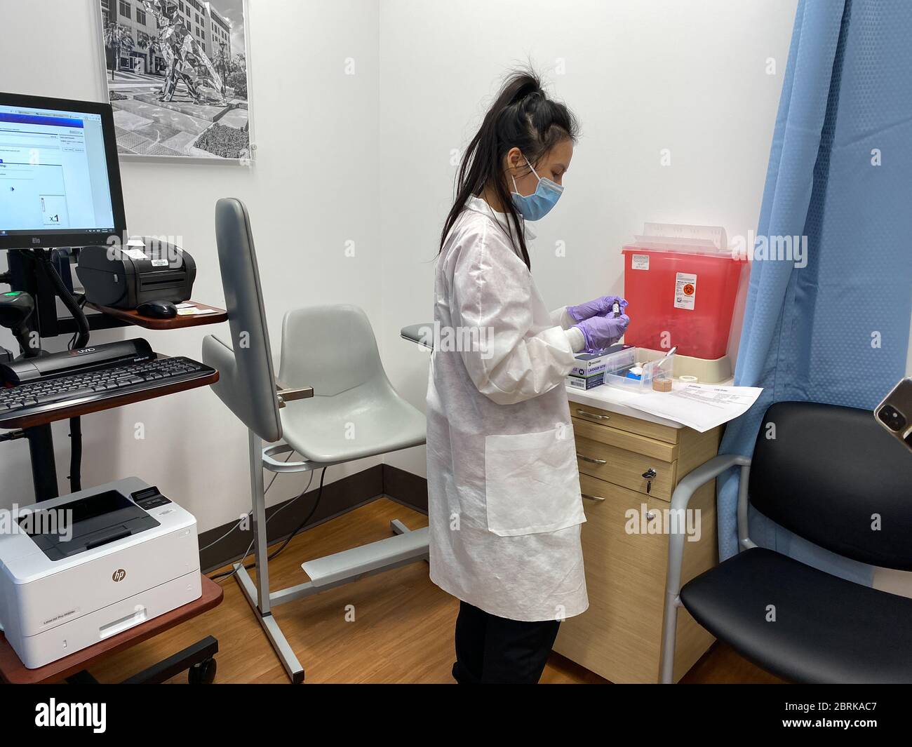 Orlando,FL/USA 5/8/20 A lab where blood is drawn to test for diseases