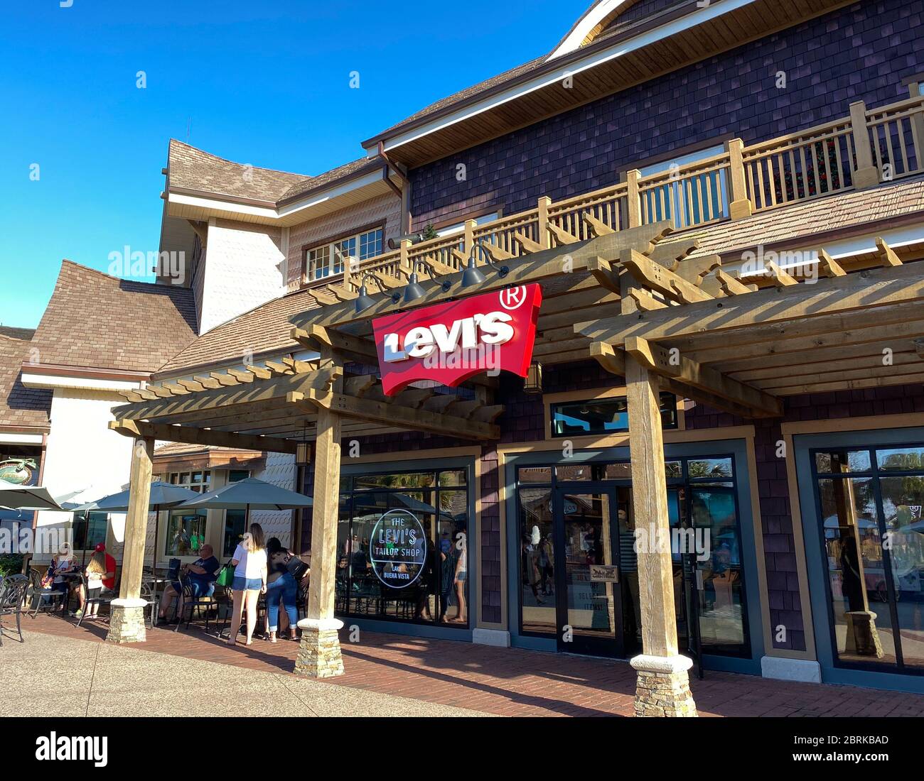 Orlando, FL/USA-2/13/20: The exterior of a Levi's Retail Store in Disney  Springs, Orlando, Florida Stock Photo - Alamy