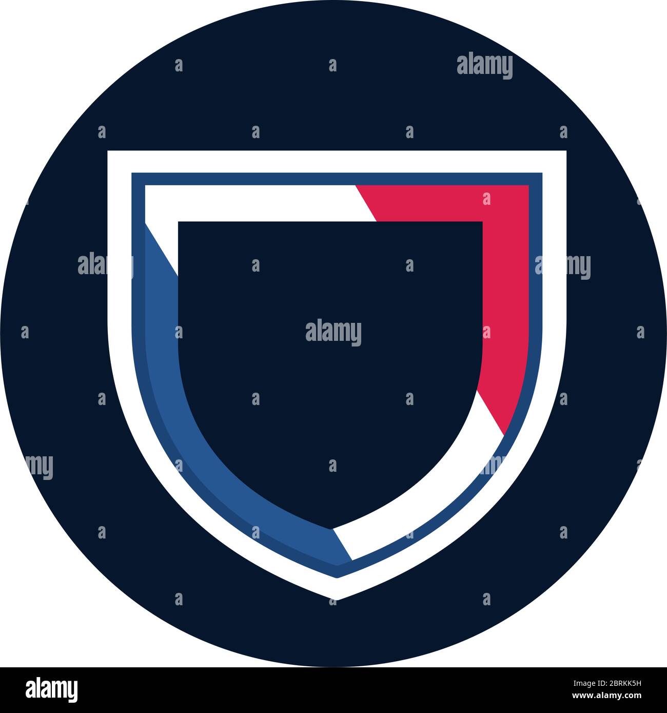 france shield block and flat style icon design, Bastille day and french ...