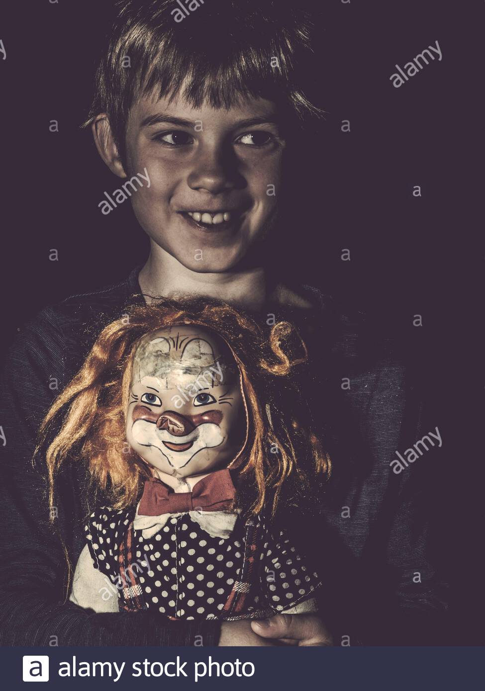 creepy boy doll