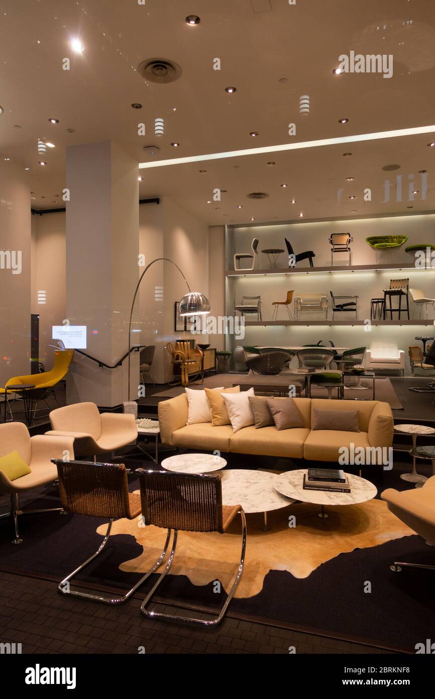 Knoll furniture showroom Manhattan NYC Stock Photo Alamy