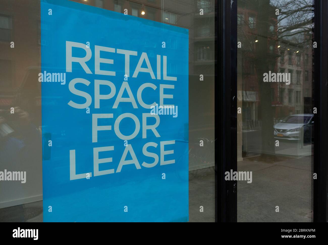 retail space for lease sign Park Slope Brooklyn NYC Stock Photo Alamy