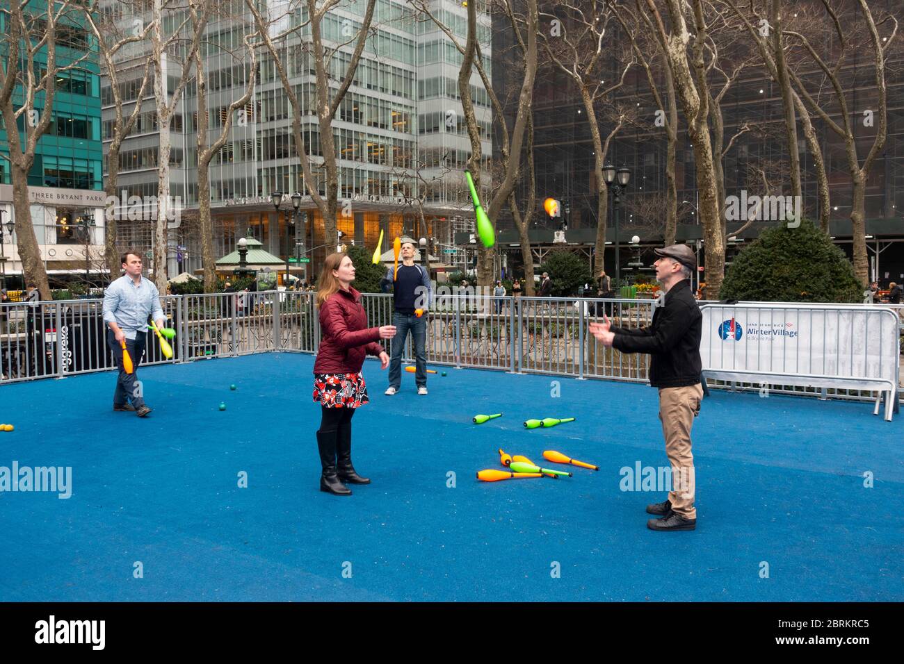 People Juggling in Bryant Park midtown Manhattan NYC Stock Photo Alamy