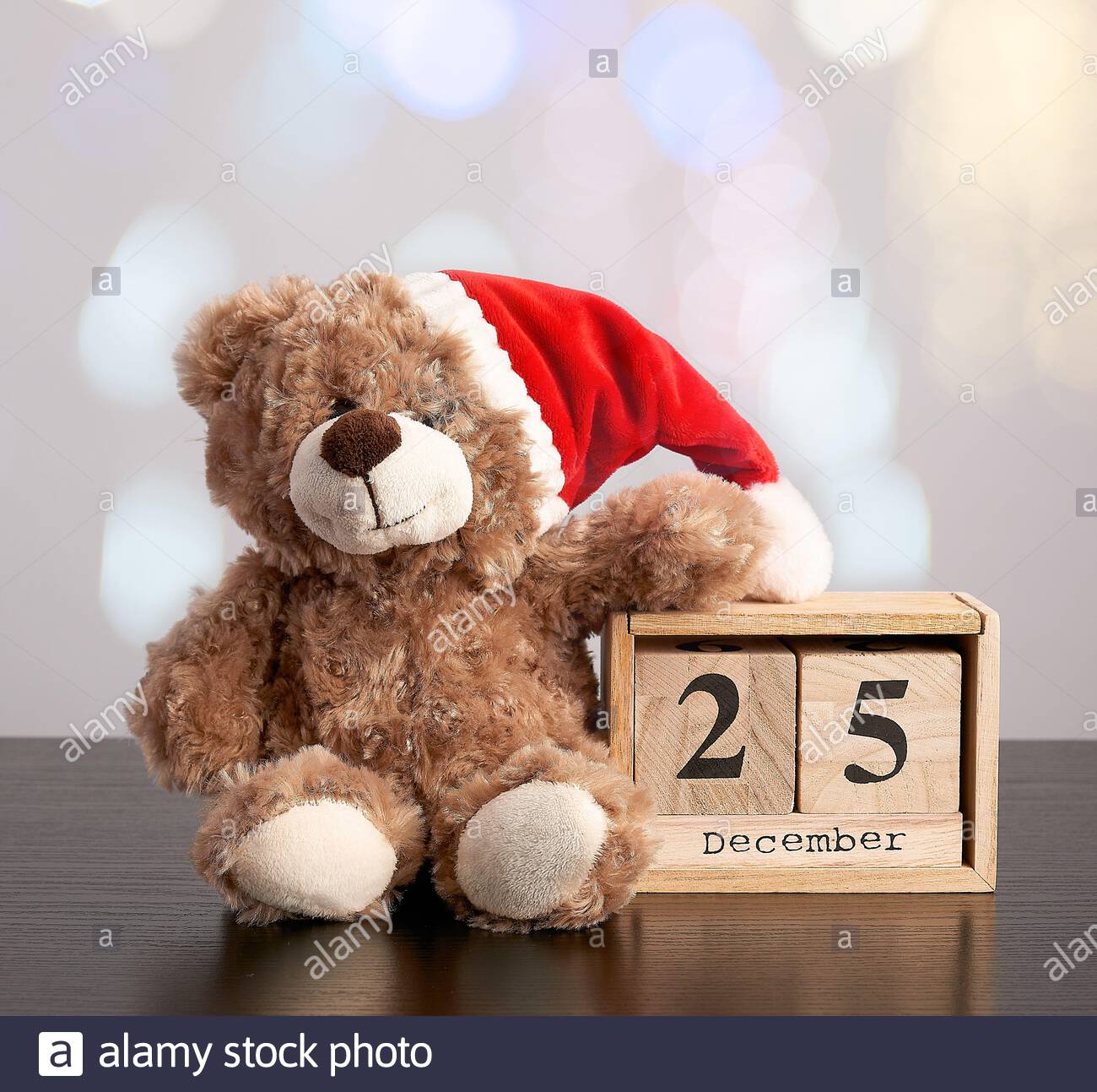 teddy bear with red hat
