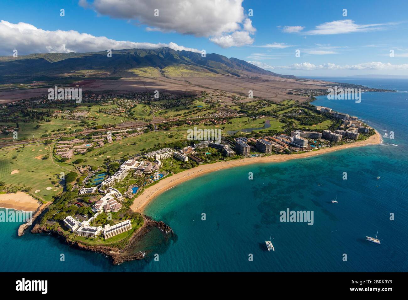 Kaanapali, Maui, Hawaii Stock Photo Alamy