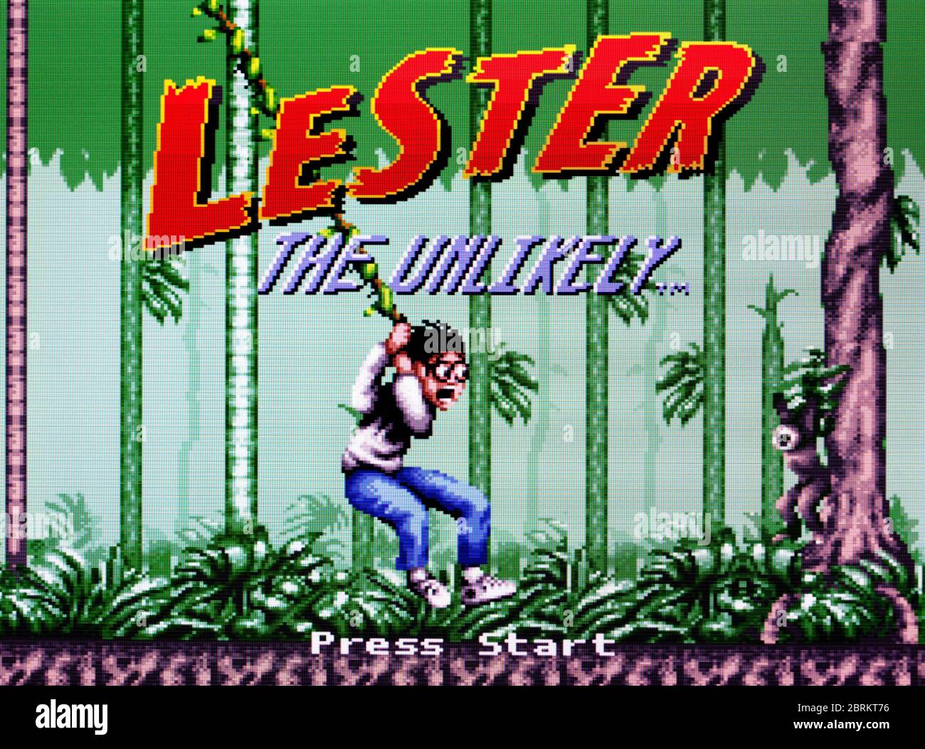 Lester The Unlikely - SNES Super Nintendo  - Editorial use only Stock Photo