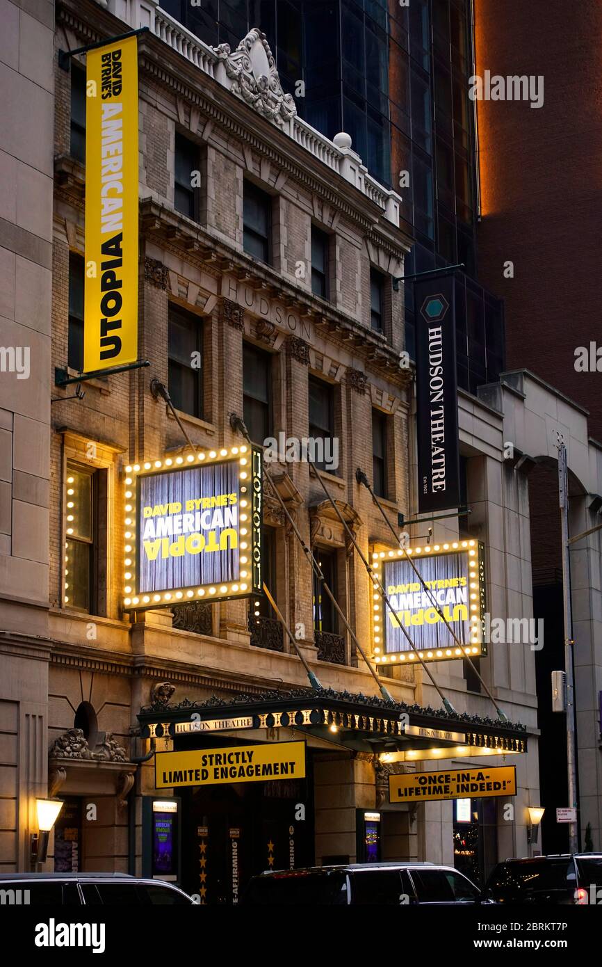 American Utopia play on Broadway NYC Stock Photo