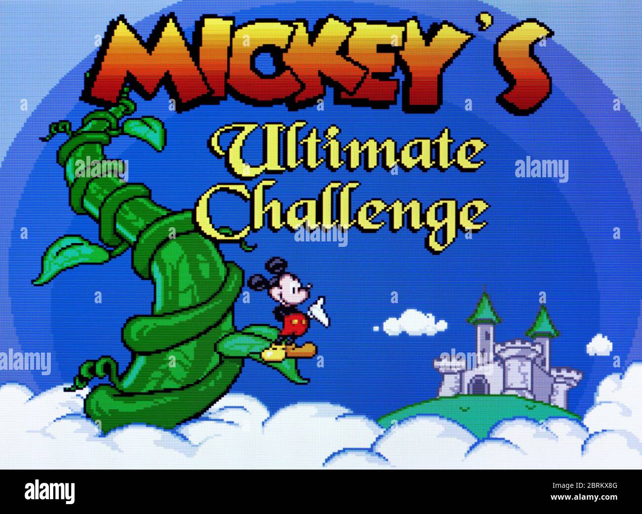 Mickey's Ultimate Challenge - SNES Super Nintendo  - Editorial use only Stock Photo