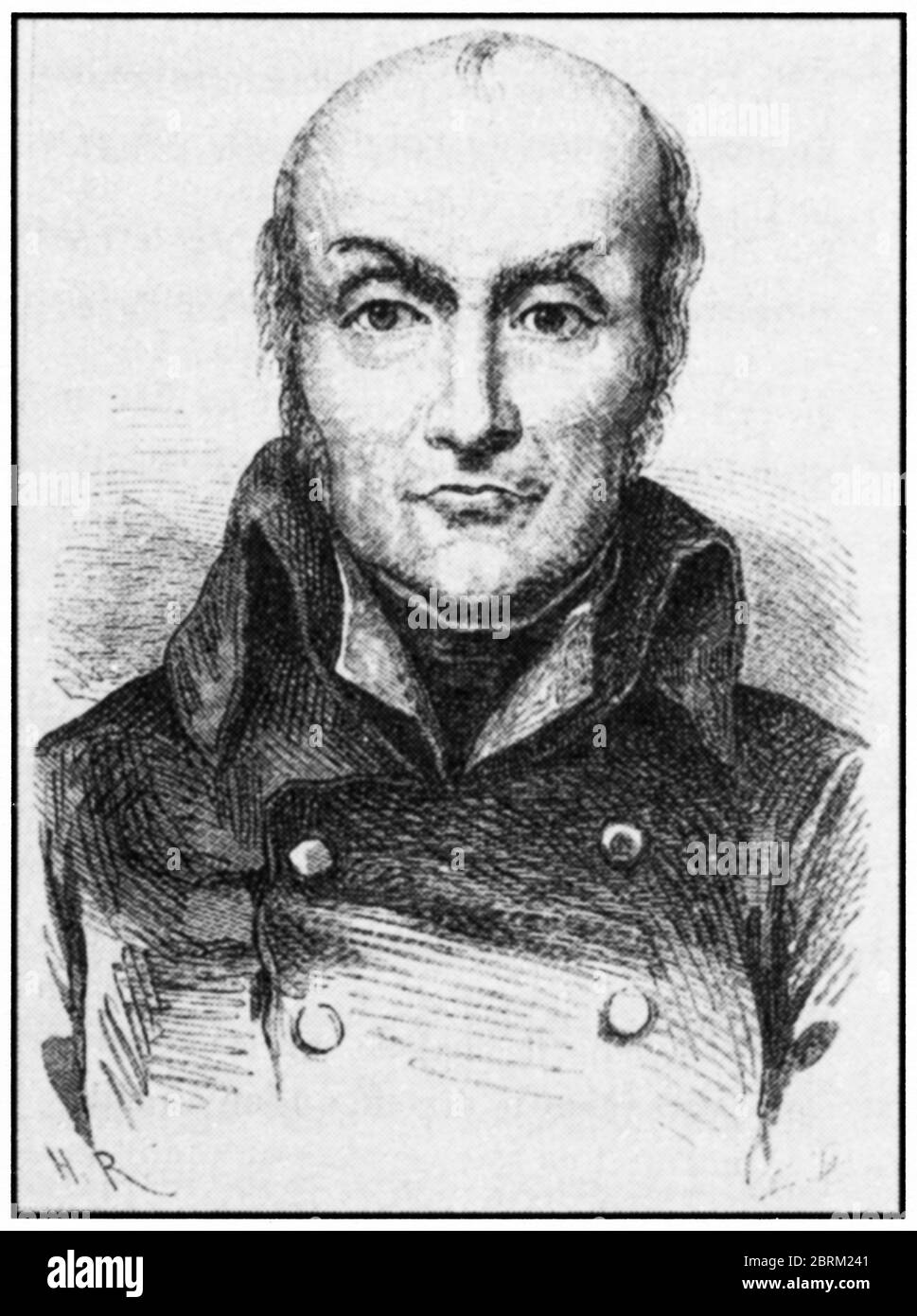Nicolas Appert, the French pioneer of heat processing to preserve food which was the basis of food canning and bottling Stock Photo