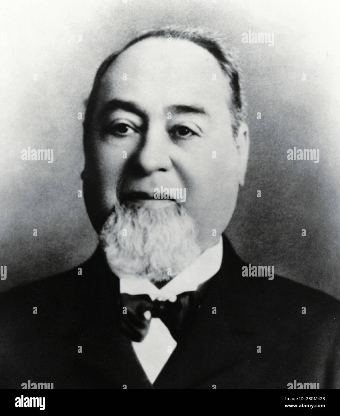Levi Strauss (1829 – 1902) German-born businessman who founded the first company to manufacture blue jeans. His firm of Levi Strauss & Co. began in 1853 Stock Photo