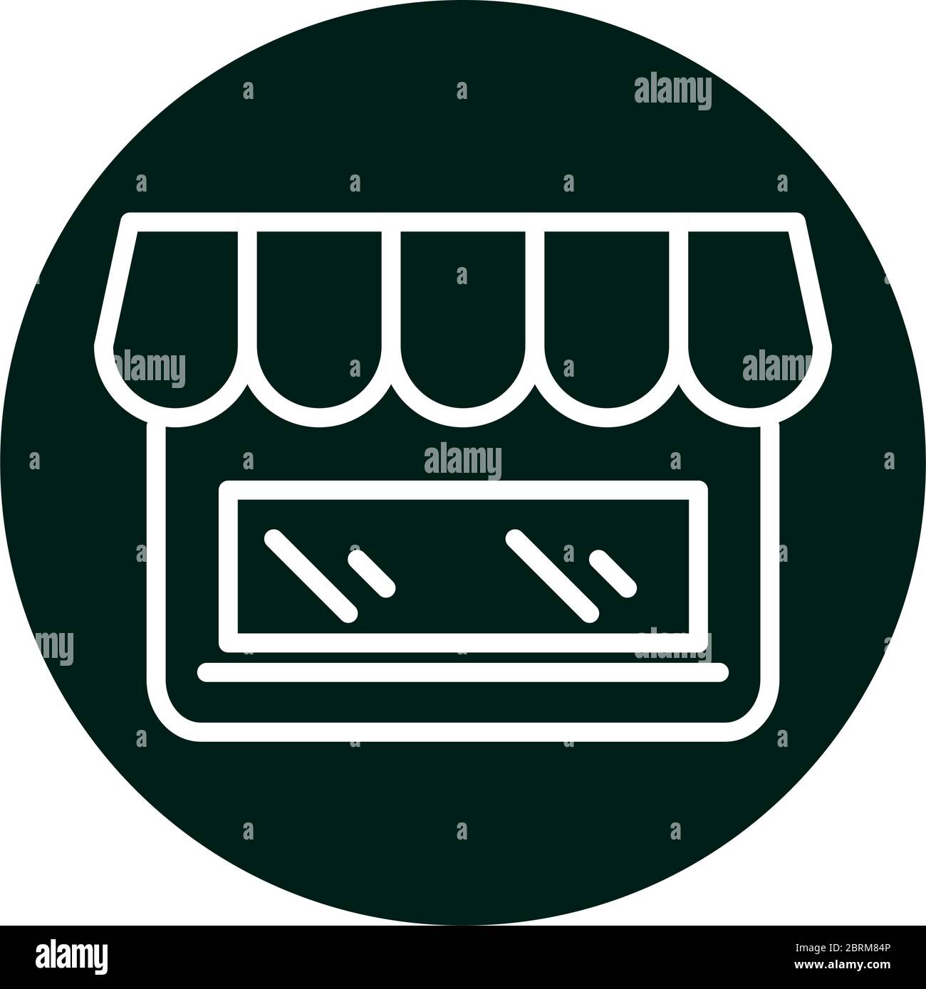 store block and line style icon design of Shop supermarket and market ...