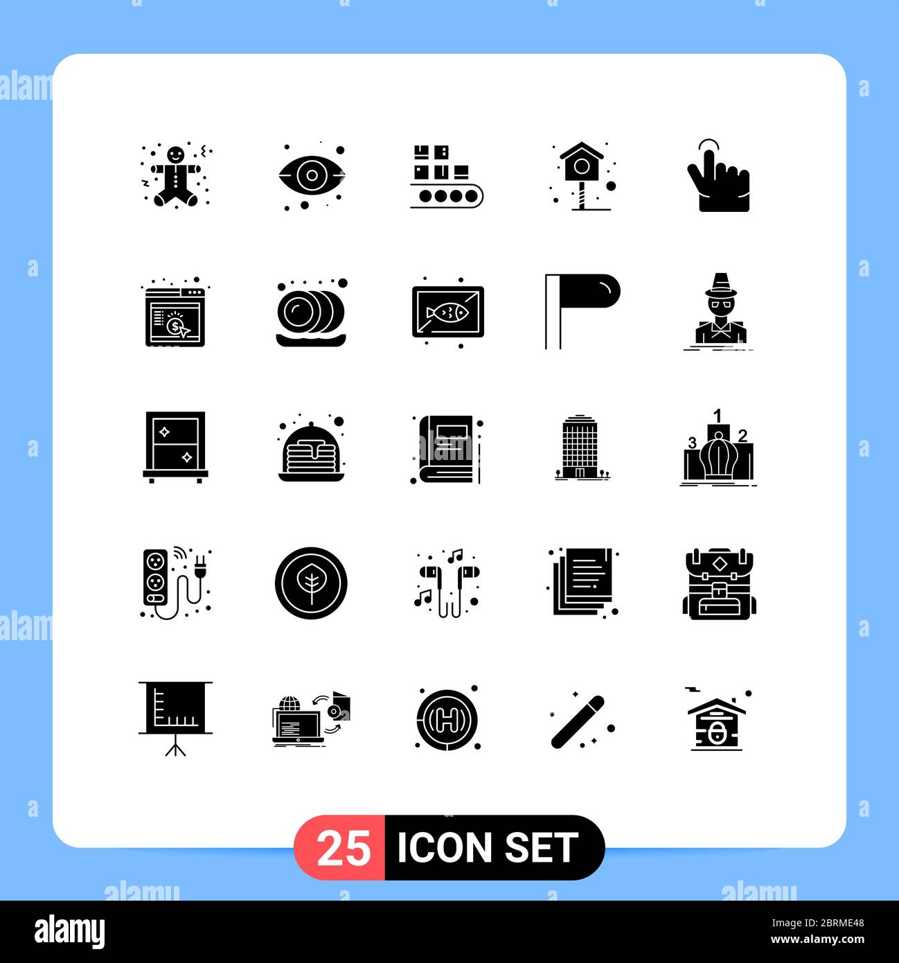 Set of 25 Modern UI Icons Symbols Signs for gesture, spring, business,  house, production Editable Vector Design Elements Stock Vector Image & Art  - Alamy