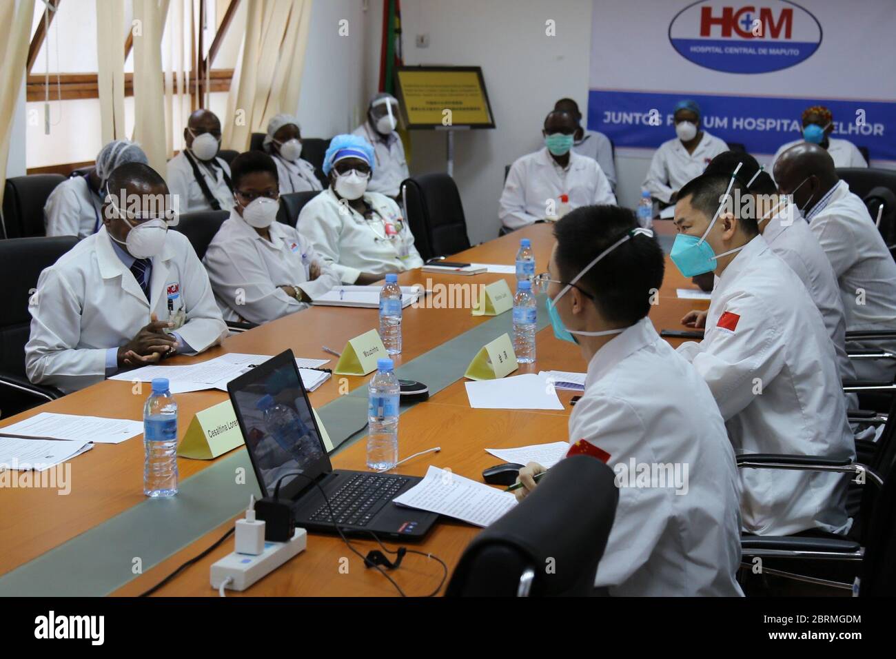 Maputo, Mozambique. 21st May, 2020. Director of Maputo Central Hospital ...