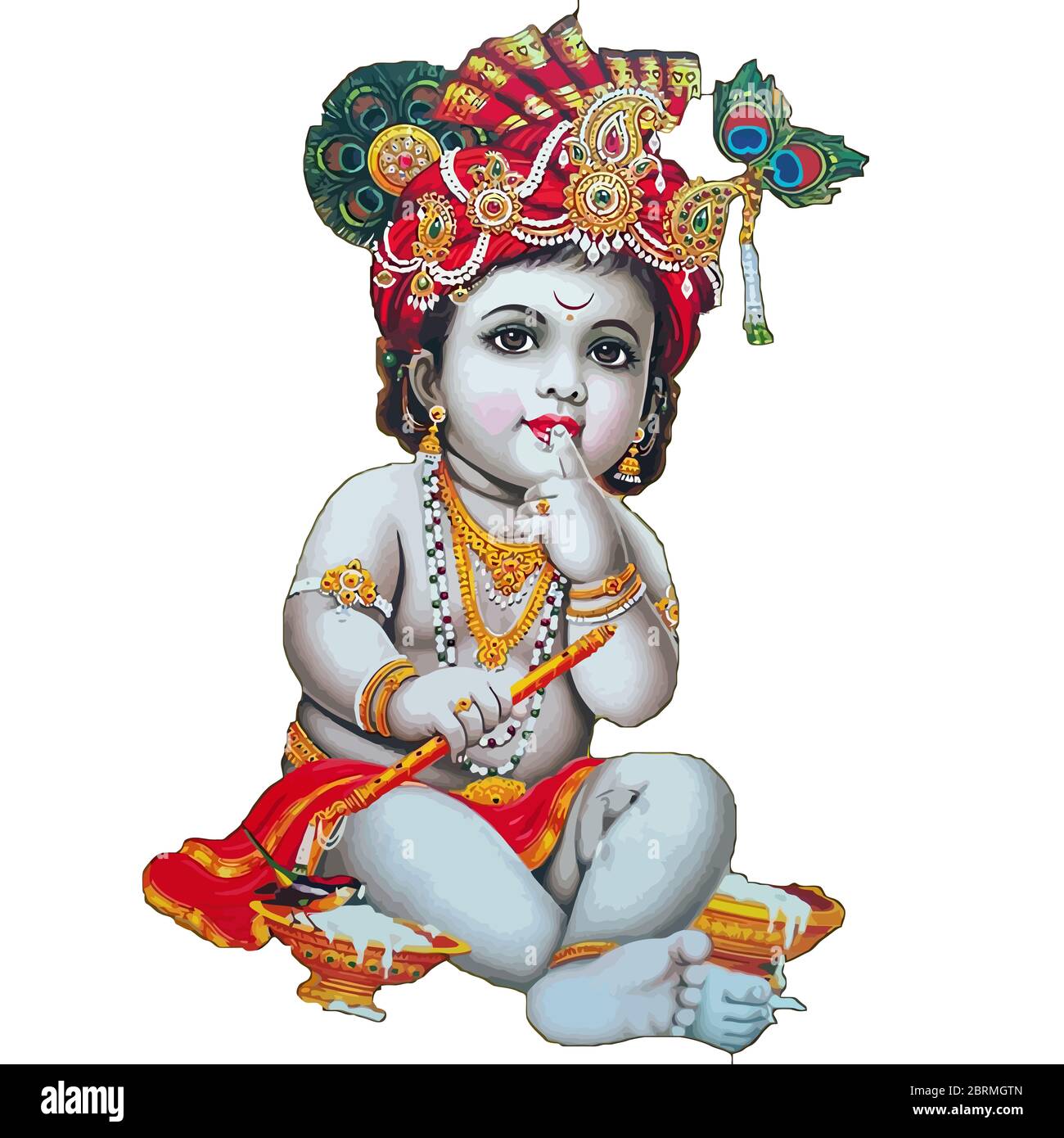 Lord Krishna Cut Out Stock Images Pictures Alamy