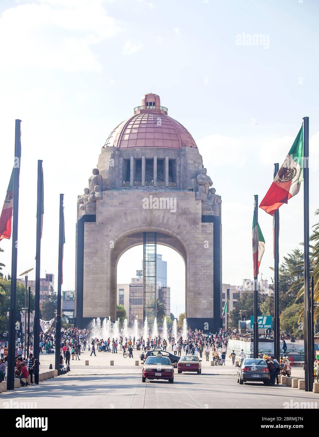 Monumento a la Revolucion (Revolution Monument) Mexico City, Mexico Stock Photo