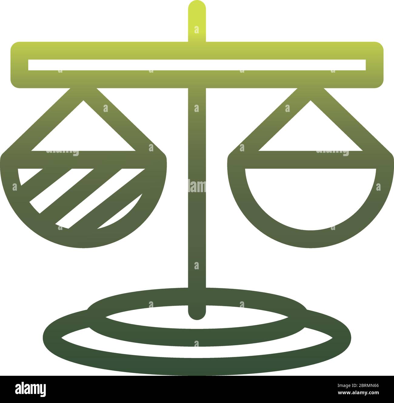 Law scale gradient style icon design, Justice legal judgment judical ...