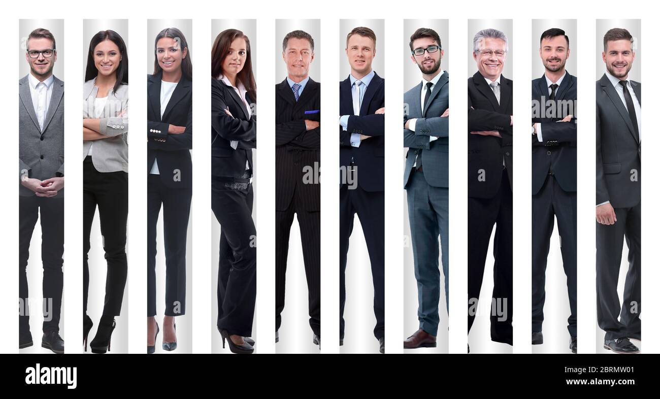 Groewth People in full growth. modern successful business people Stock Photo - Alamy