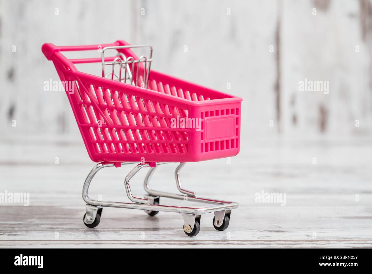 wooden kids shopping cart