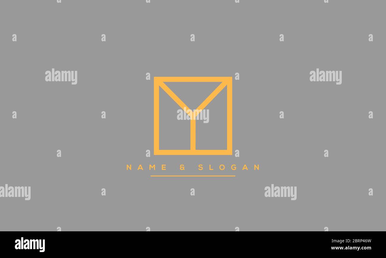 Abstract Letter Y, YY Logo Monogram Stock Vector Image & Art - Alamy