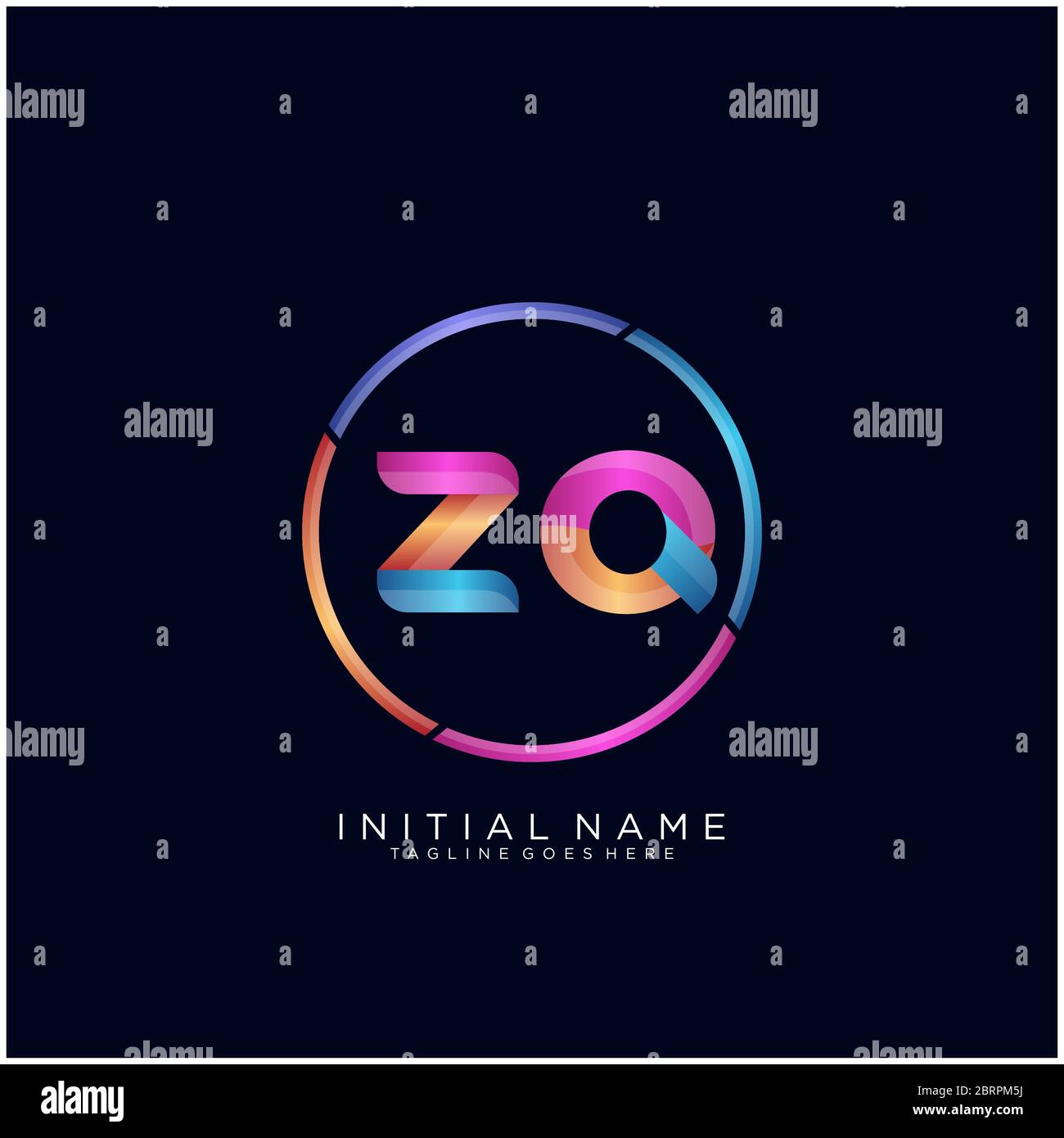 Zq logo vector vectors hires stock photography and images Alamy