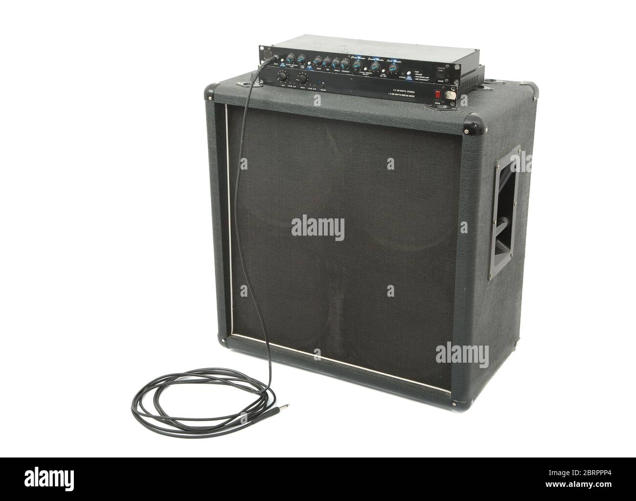 Big guitar amplifier speaker Stock Photo Alamy