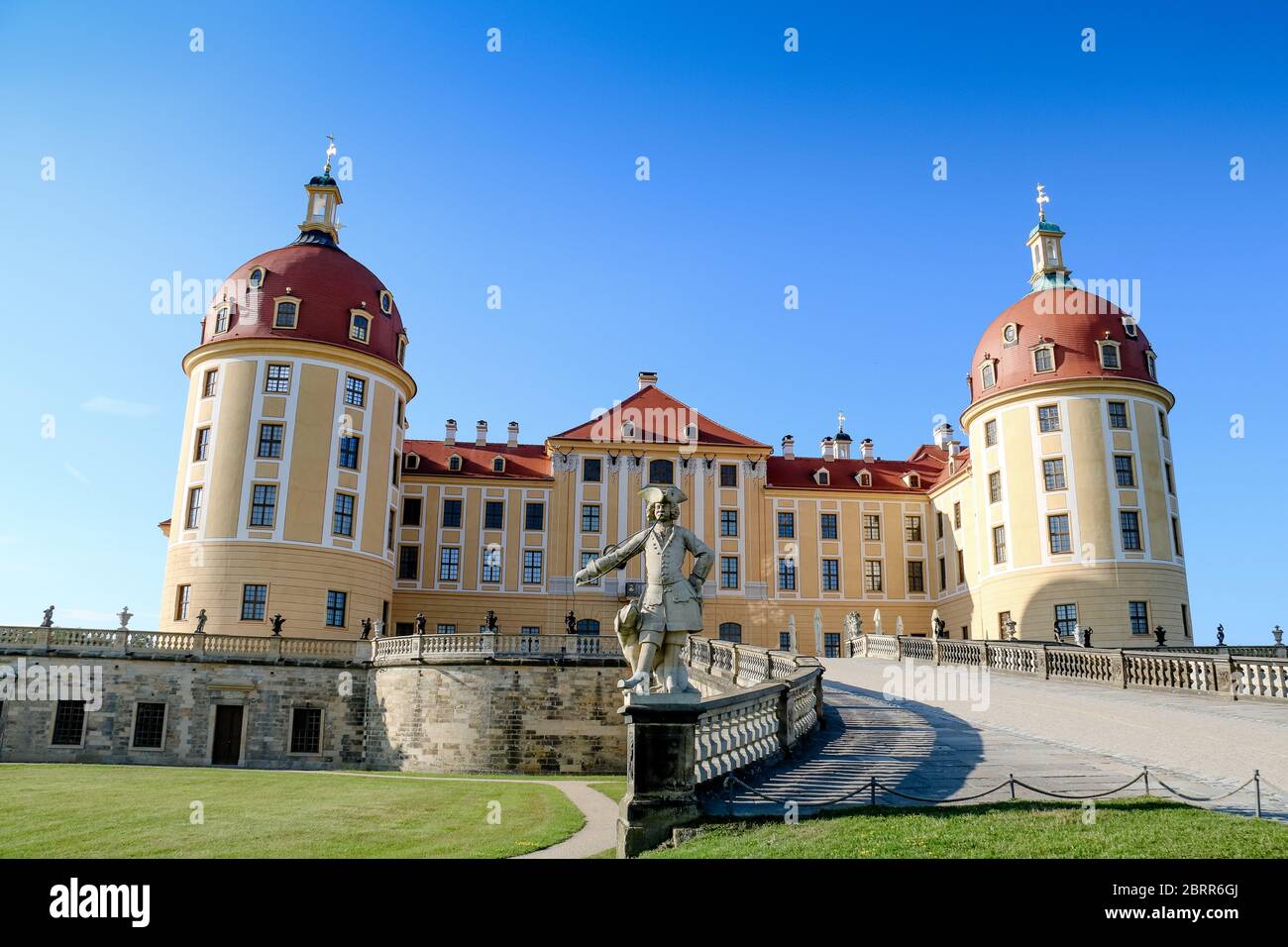 Schloss Moritzburg bei Dresden Stock Photo