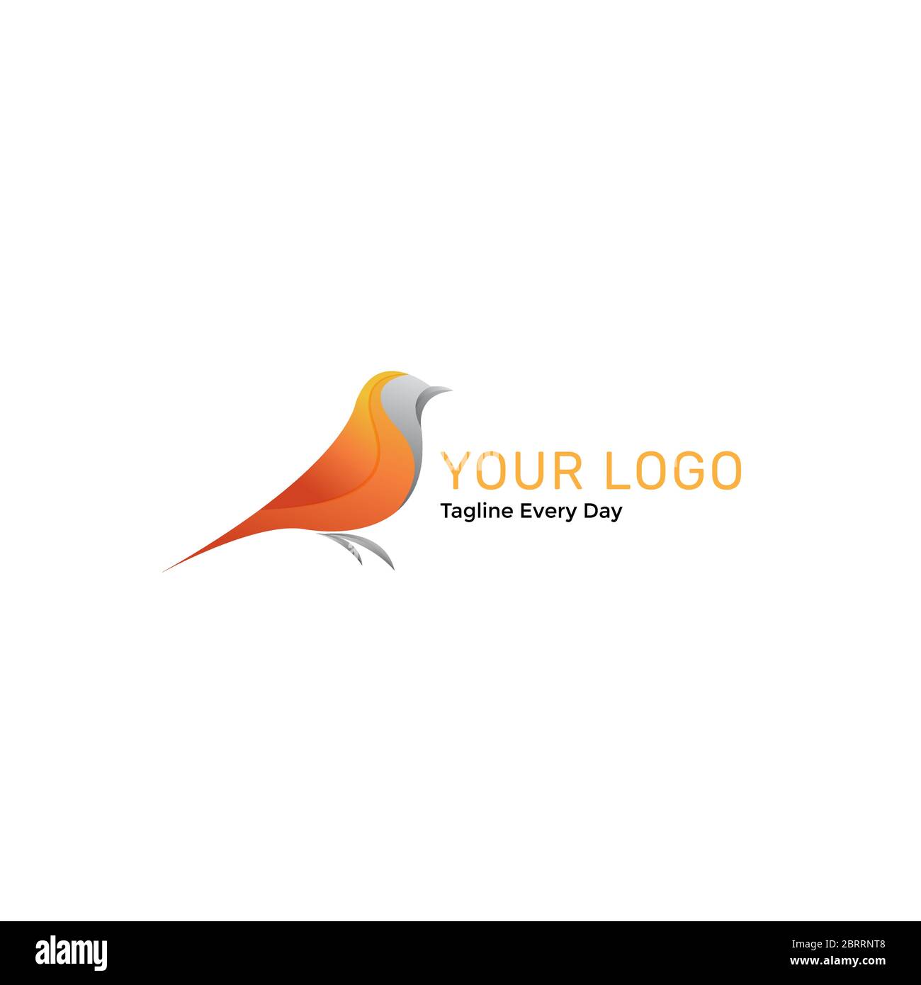 Bird logo design template Stock Vector