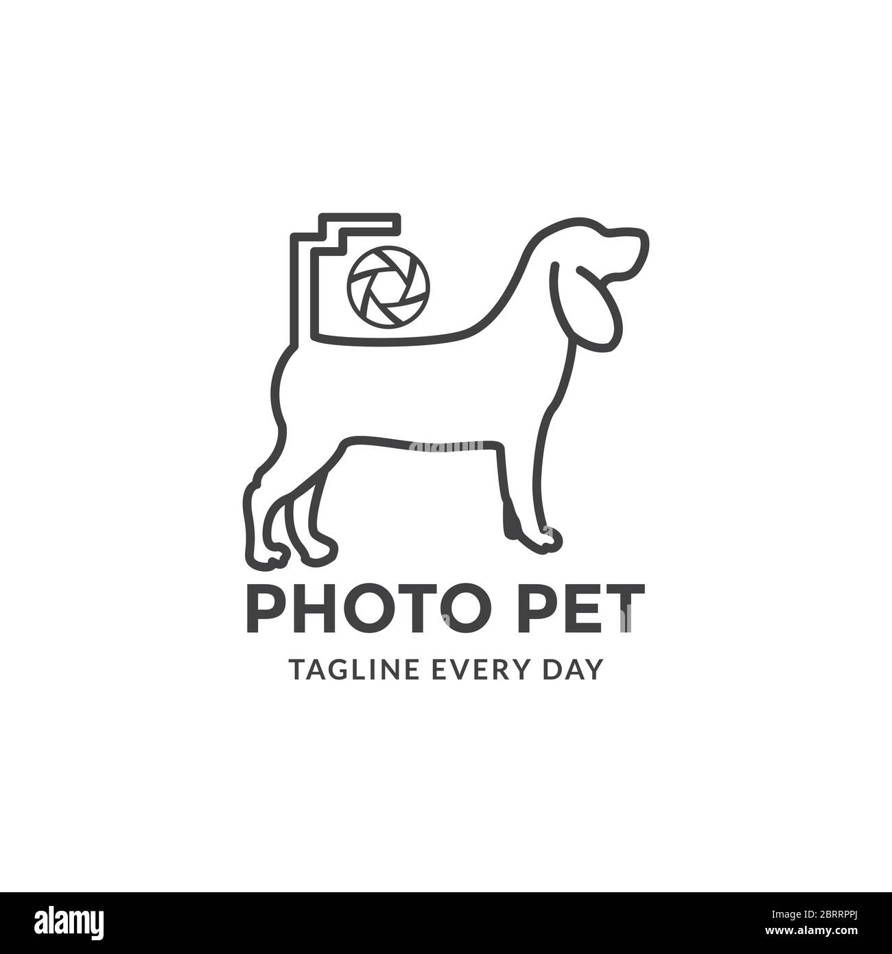 Pets photography logo design vector Stock Vector Image & Art Alamy