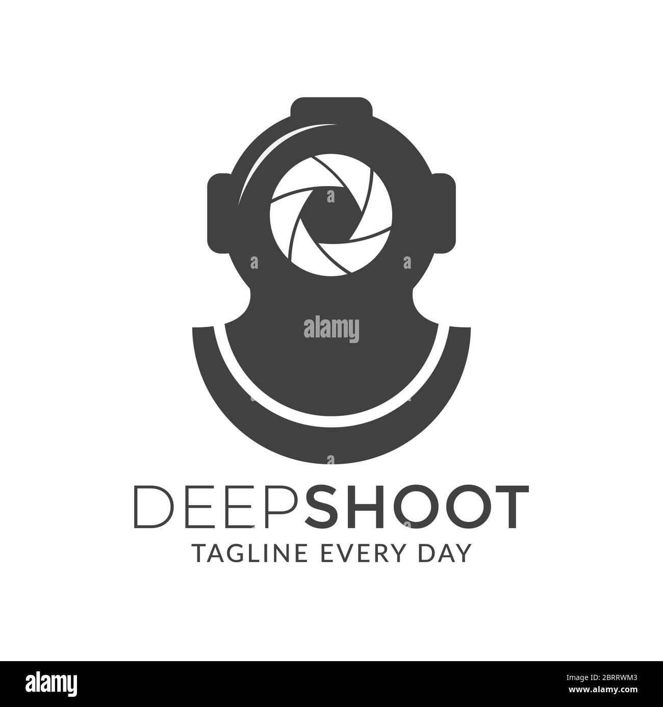 Water Photography logo design template Stock Vector